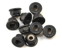 Traxxas 4mm Flanged Nylon Lock Nuts, Black (10 Pieces) [8347]