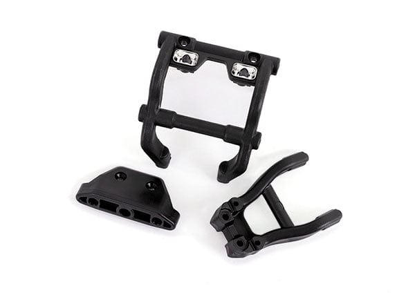 Traxxas 6777X Wheelie Bar Mounts/Rear Skidplate Fits 4WD Stampede for LED Light Kit Install - Hobbytech Toys