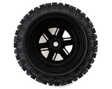 Traxxas 7871 X - Maxx/XRT Pre - Mounted Sledgehammer Belted Tires - 17mm Hex - Black (2) - Hobbytech Toys