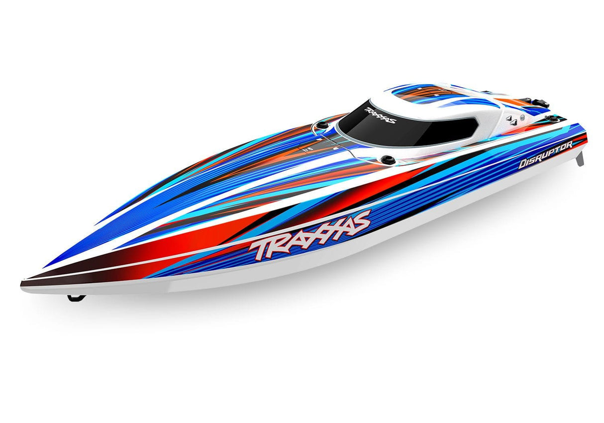 Traxxas Disruptor 26inch 4S Brushless Self - Righting RC Boat - Blue [106064 - 4BLUE] - Hobbytech Toys