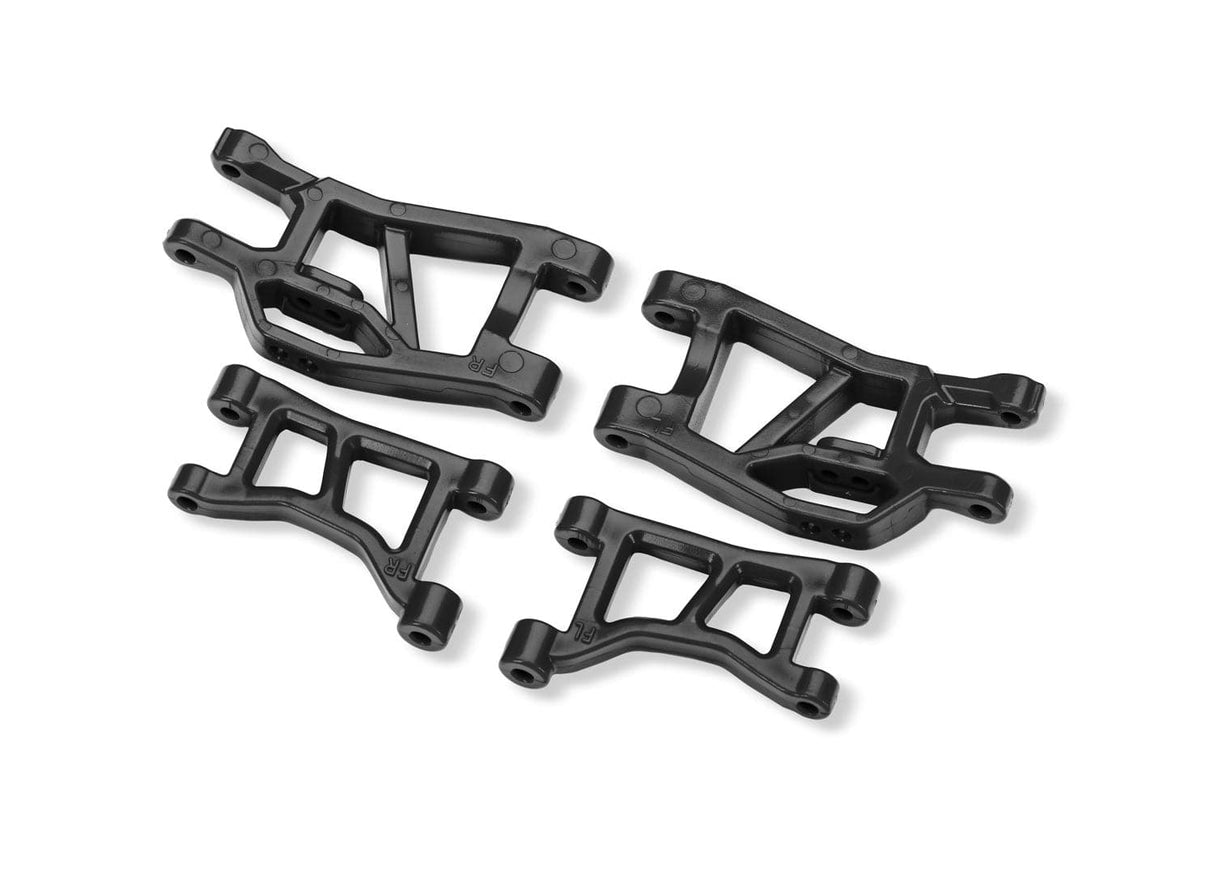 Traxxas Front Upper and Lower Suspension Arms, Black, Left and Right [10831]