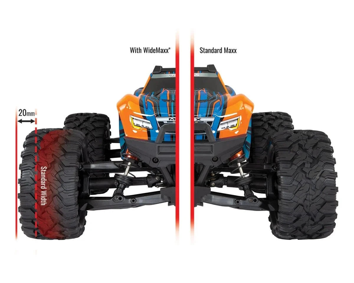 Traxxas Maxx WideMaxx 1/10 Brushless RTR 4WD Monster Truck - Red [89086 - 4RED] - Hobbytech Toys