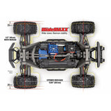Traxxas Maxx WideMaxx 1/10 Brushless RTR 4WD Monster Truck - Red [89086 - 4RED] - Hobbytech Toys