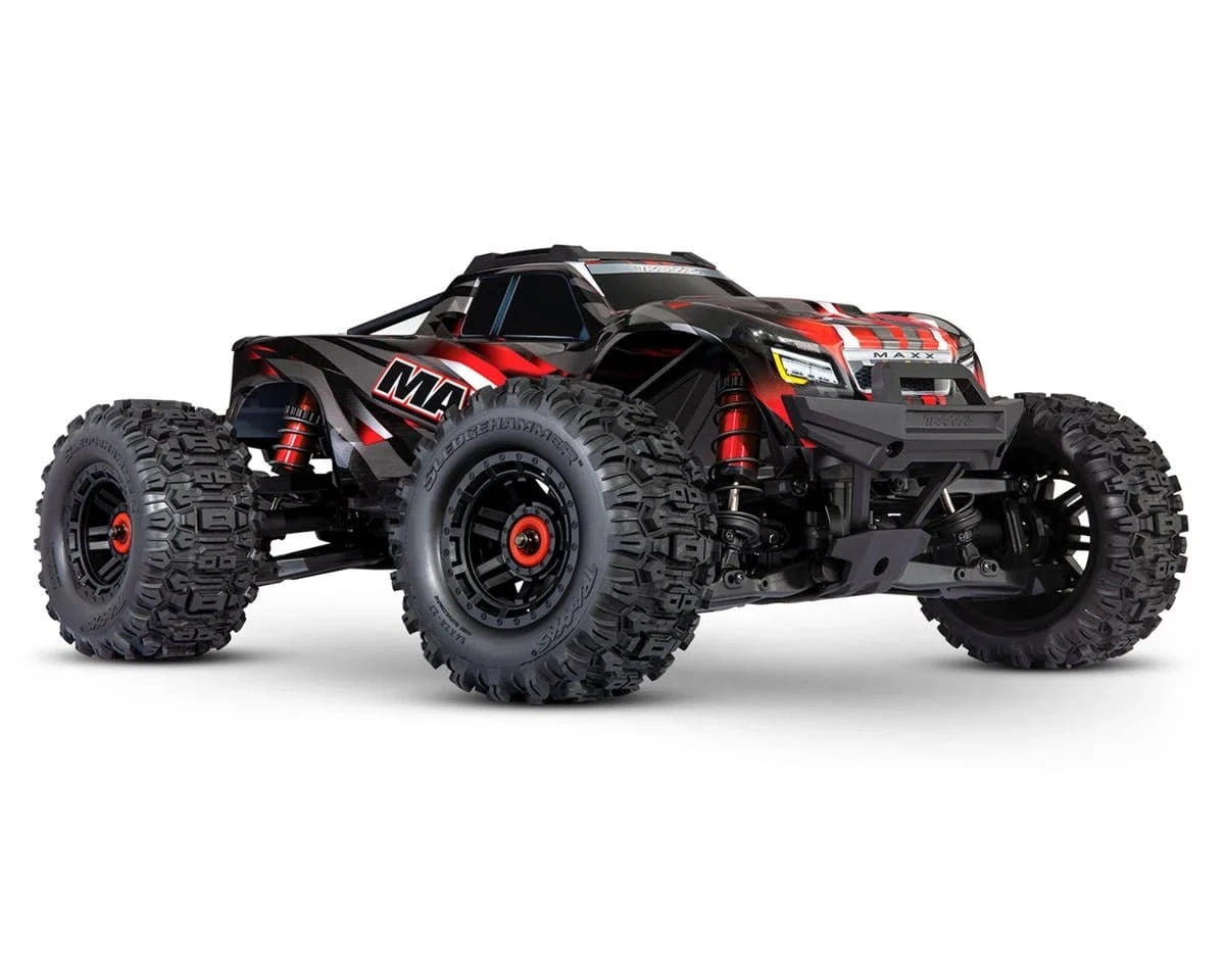Traxxas Maxx WideMaxx 1/10 Brushless RTR 4WD Monster Truck - Red [89086 - 4RED] - Hobbytech Toys