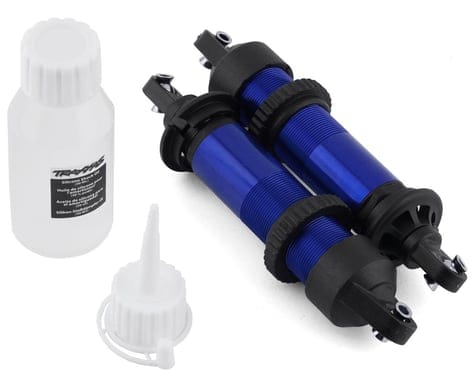 Traxxas Medium GTX Aluminium Shocks, Blue (2pcs) [7861]