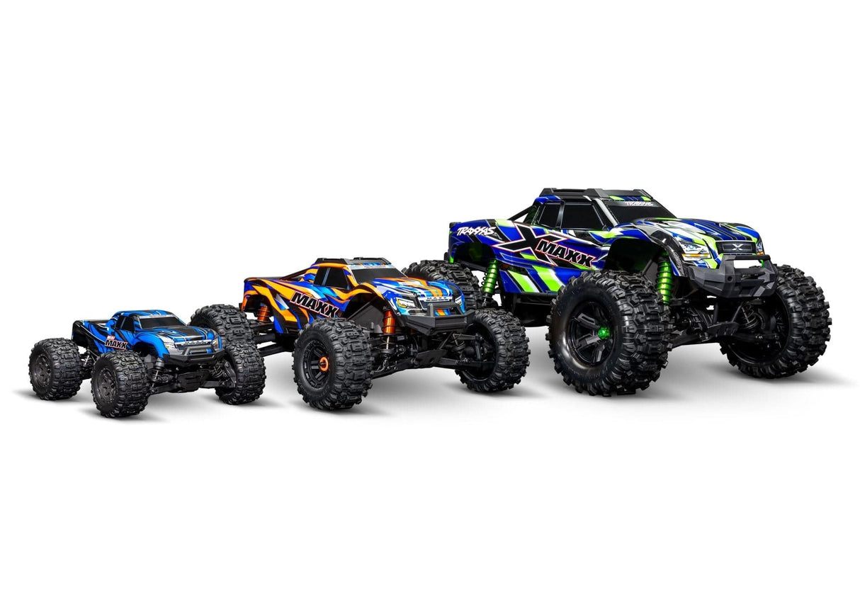 Traxxas Mini MAXX 1/16 Brushless Monster Truck RTR - Blue [107154 - 1BLUE] - Hobbytech Toys