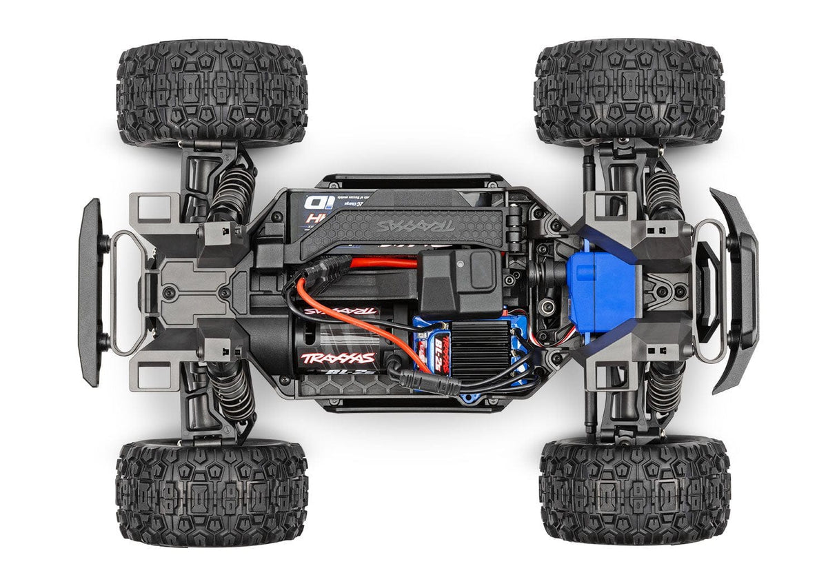 Traxxas Mini MAXX 1/16 Brushless Monster Truck RTR - Blue [107154 - 1BLUE] - Hobbytech Toys