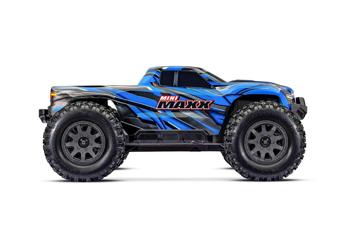 Traxxas Mini MAXX 1/16 Brushless Monster Truck RTR - Blue [107154 - 1BLUE] - Hobbytech Toys