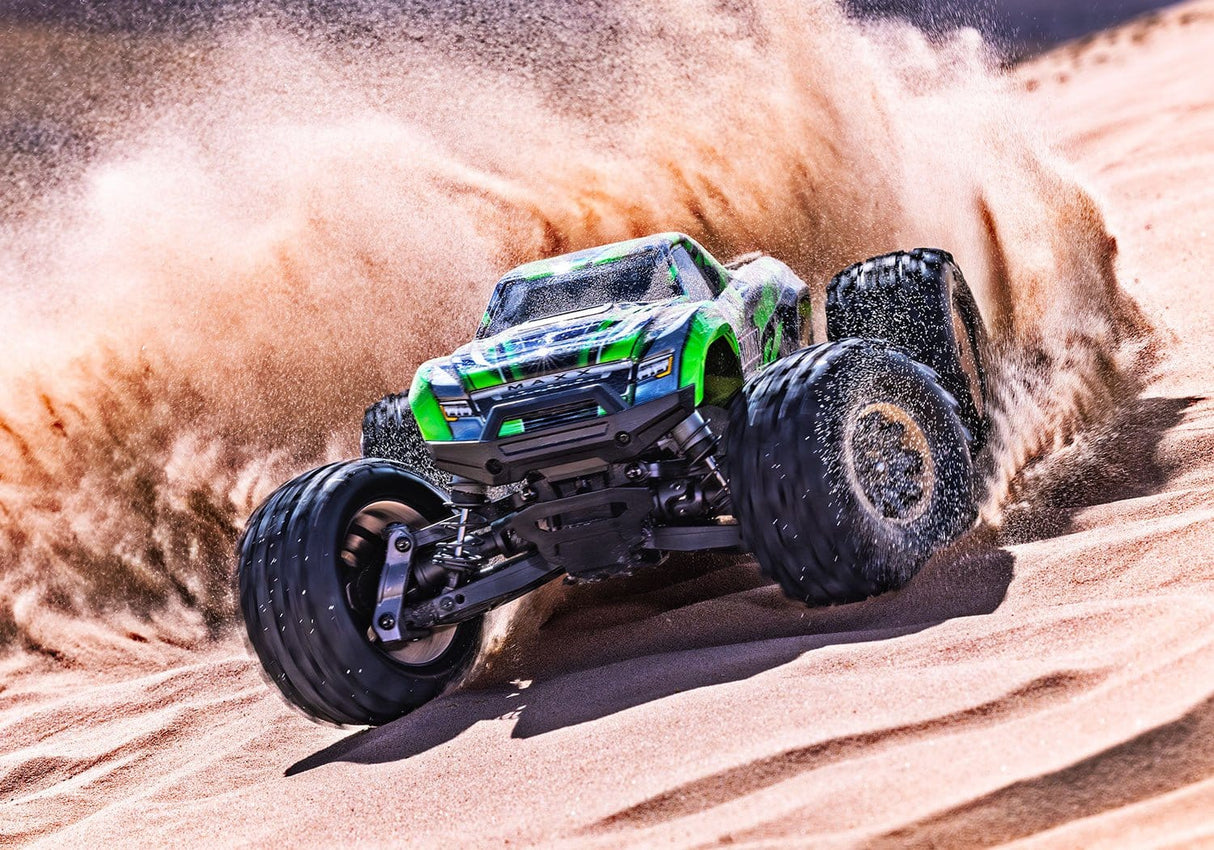 Traxxas Mini MAXX 1/16 Brushless Monster Truck RTR - Green [107154 - 1GRN] - Hobbytech Toys