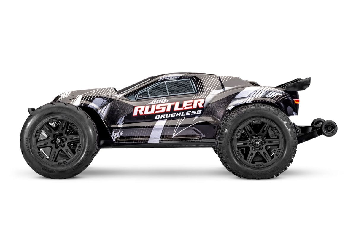 Traxxas Rustler VX3 1/10 RTR 2WD Brushless Stadium Truck - Black
