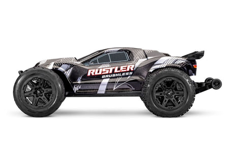 Traxxas Rustler VX3 1/10 RTR 2WD Brushless Stadium Truck - Black