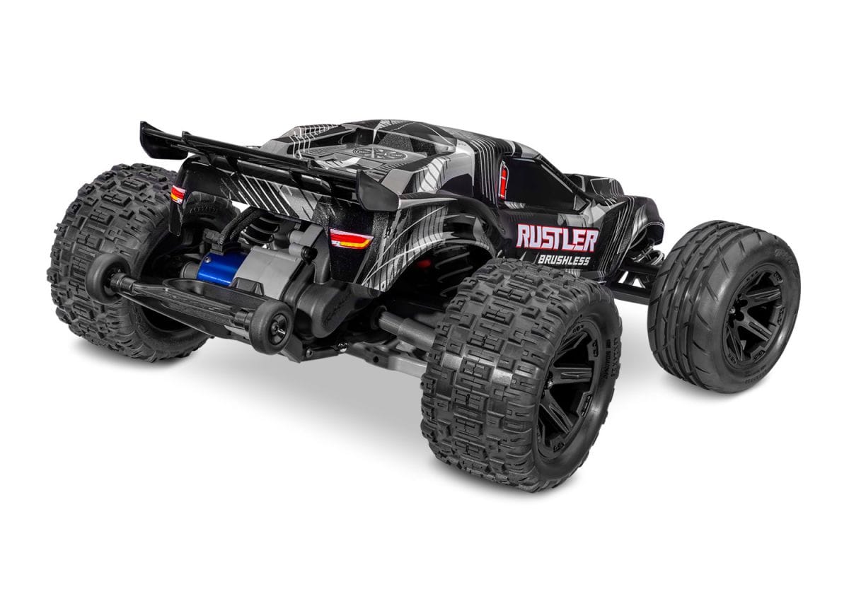 Traxxas Rustler VX3 1/10 RTR 2WD Brushless Stadium Truck - Black
