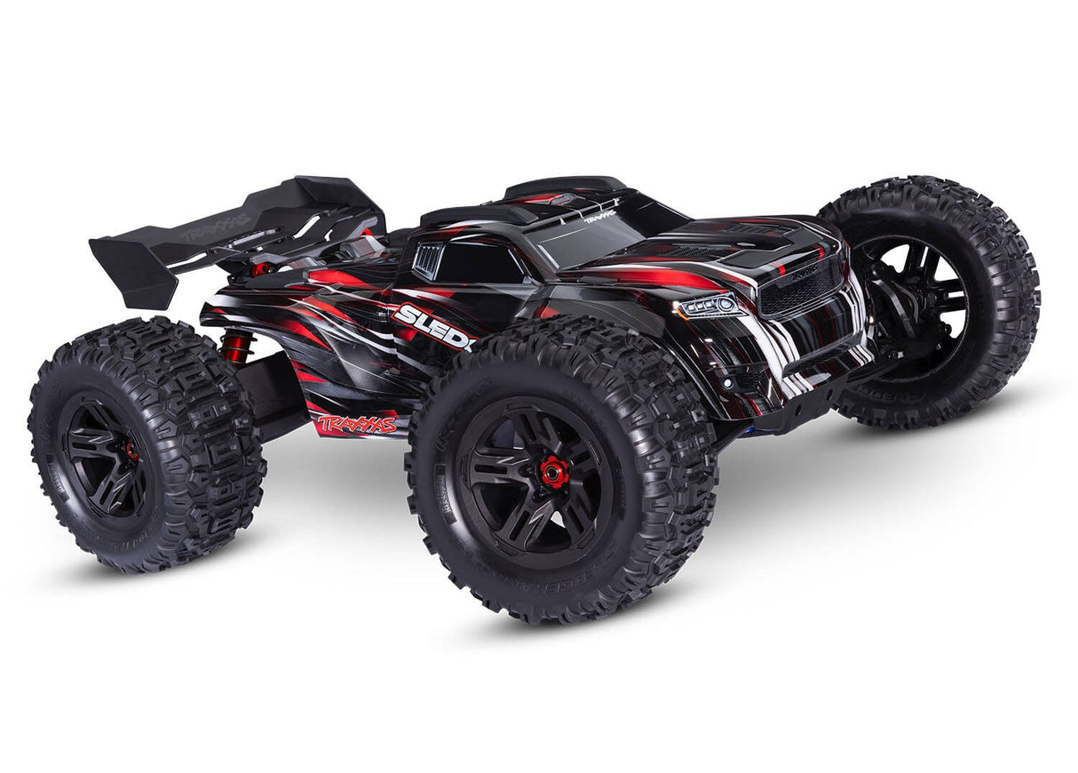 Traxxas Sledge 1/8 6S Brushless 4WD RC Truck - Red [95096 - 4RED] - Hobbytech Toys