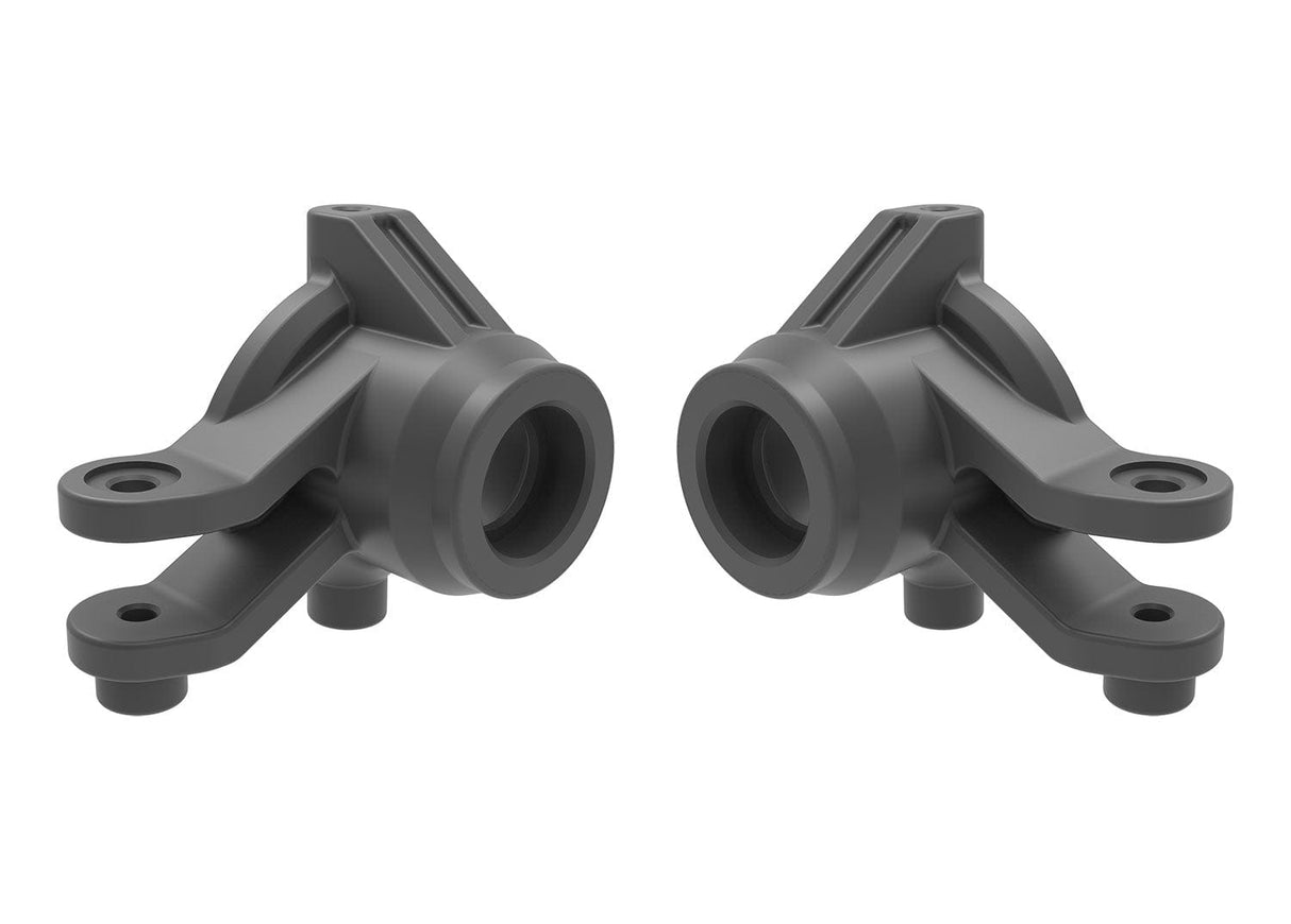 Traxxas Steering Blocks, Left and Right (Grey) [10736-GRAY]