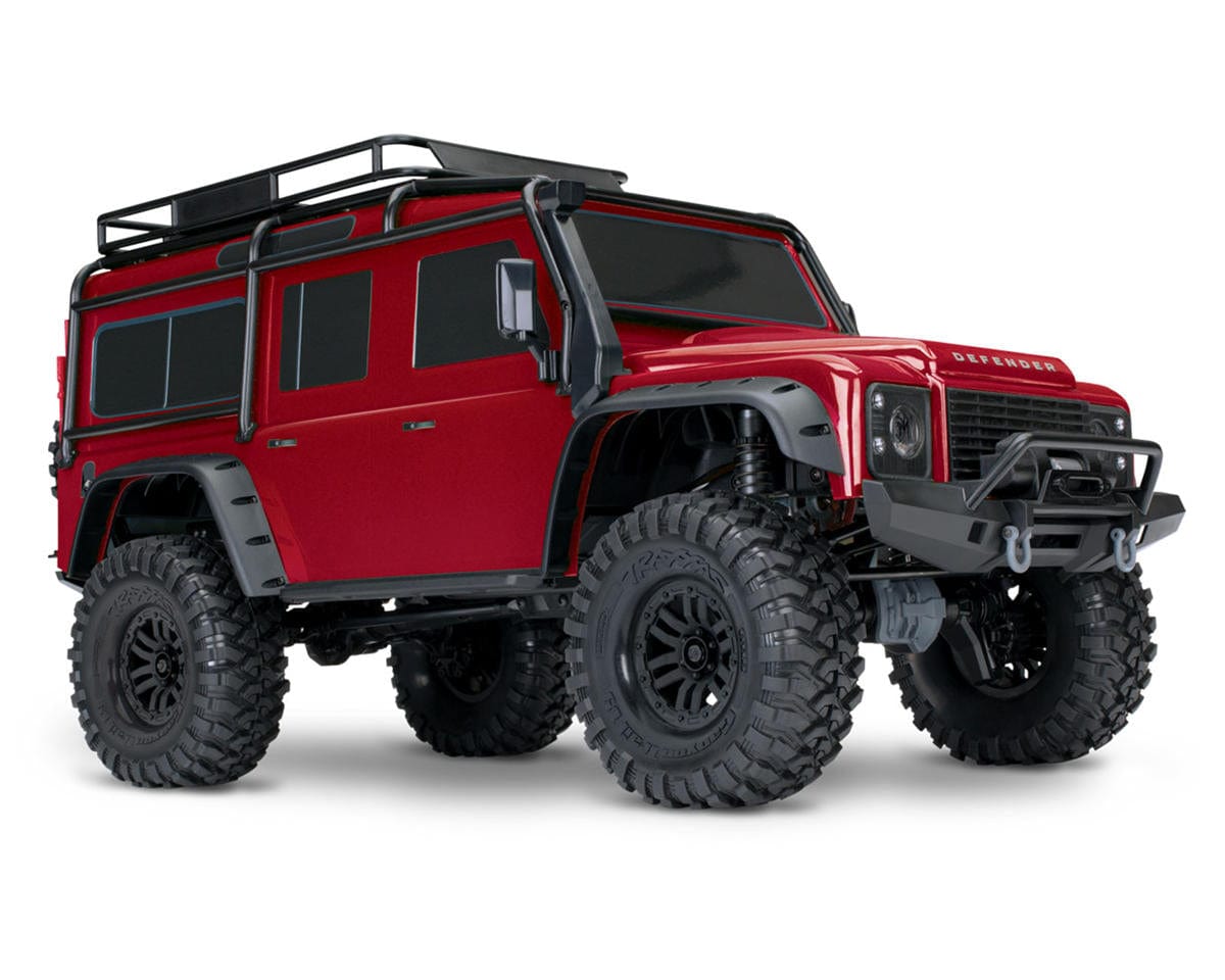 Traxxas TRX-4 1/10 Land Rover Defender Trail Rock Crawler - Clipless RED [82256-4SRED]