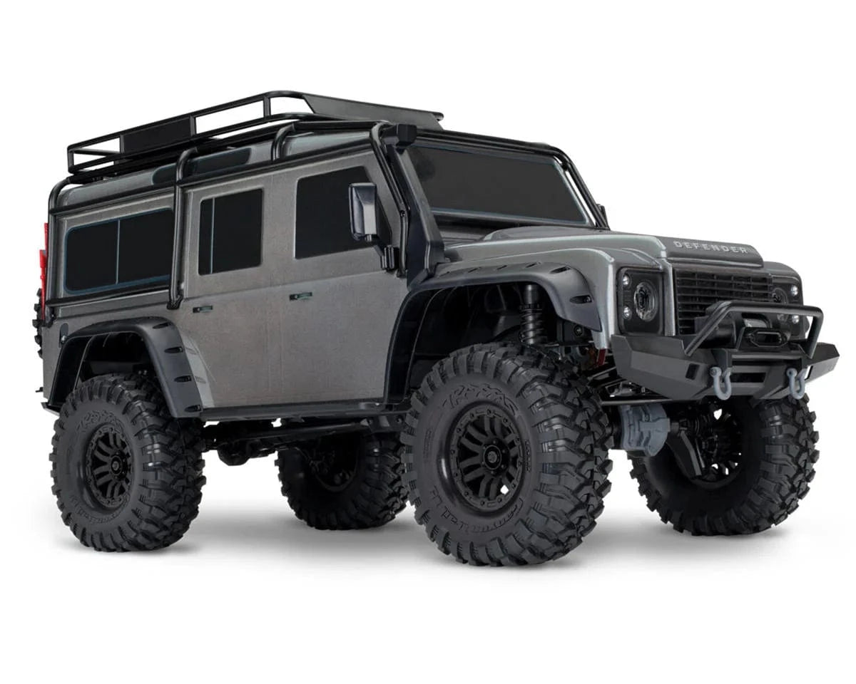 Traxxas TRX-4 1/10 Land Rover Defender Trail Rock Crawler - Clipless Silver [82256-4SLVR]