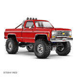 Traxxas TRX-4M 1/18 High Trail Edition Micro Rock Crawler Chevrolet K10 Body - Red