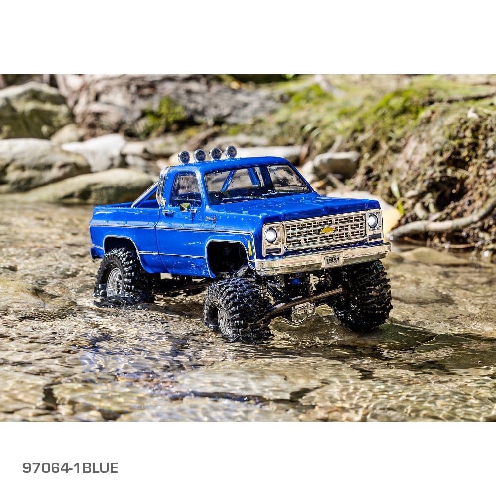 Traxxas TRX-4M 1/18 High Trail Edition Micro Rock Crawler w/Chevrolet K10 Body - Blue