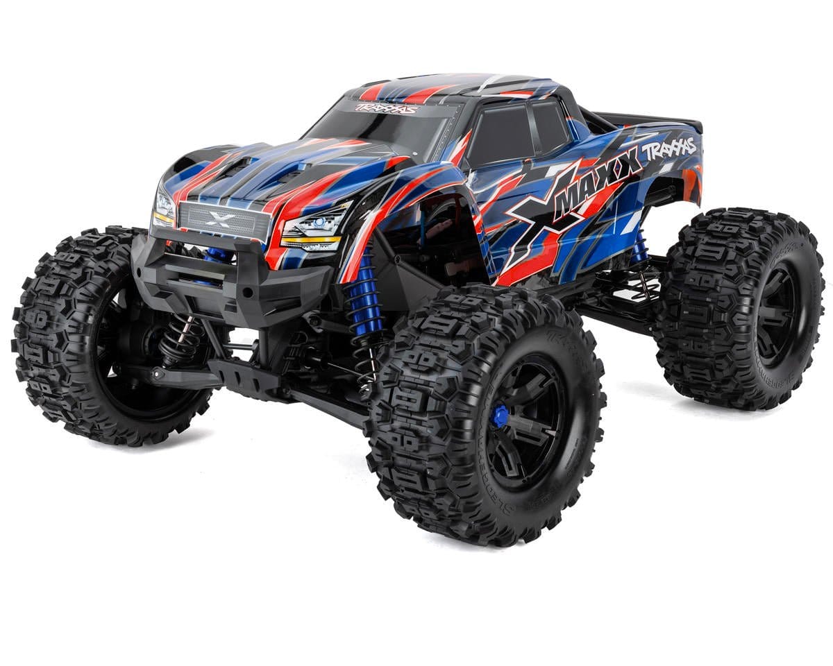 Traxxas X - Maxx 8S 4WD Brushless RTR Monster Truck w/Belted Tyres - Blue [77096 - 4] - Hobbytech Toys