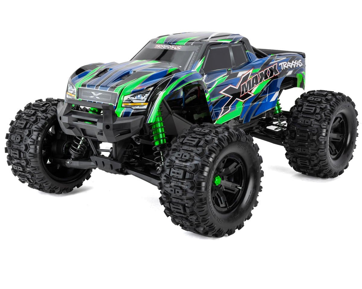 Traxxas X - Maxx 8S 4WD Brushless RTR Monster Truck w/Belted Tyres - Green [77096 - 4] - Hobbytech Toys