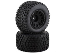 Traxxas XRT Black Wheels with Gravix Race Tyres, Left and Right [7872]