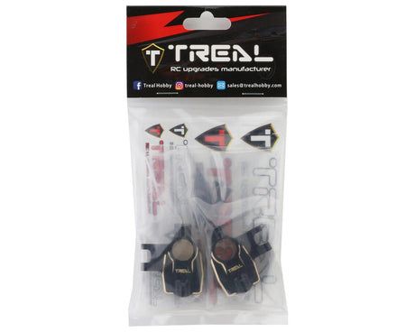 Treal Hobby Axial SCX10 III Brass Front Inner Portal Covers (60g) [TLHTSCX10_III - 35] - Hobbytech Toys
