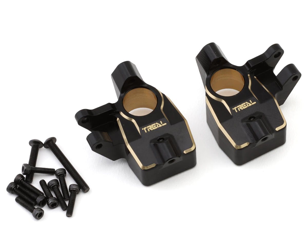 Treal Hobby Axial SCX10 III Brass Front Inner Portal Covers (60g) [TLHTSCX10_III - 35] - Hobbytech Toys