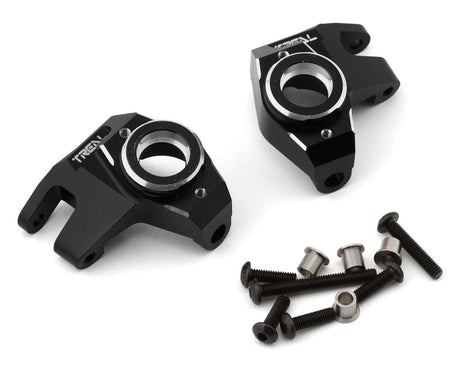 Treal Hobby Axial SCX10 III CNC Aluminum Front Steering Knuckles (Black) (2) [TLHTSCX10_III - 31] - Hobbytech Toys