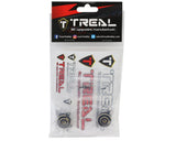 Treal Hobby Axial SCX24 Brass Front Steering Knuckles (Black) (2) (18g) [TLHTSCX24 - 122] - Hobbytech Toys