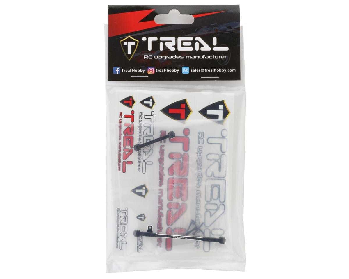 Treal Hobby Axial SCX24 V2 Aluminum Steering Links Set (Black) [TLHTSCX24 - 50] - Hobbytech Toys