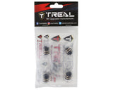 Treal Hobby Brass Extended Hex Hubs for Traxxas TRX - 4 (Black) (4) (+10mm) [TLHTTRX4 - 20] - Hobbytech Toys