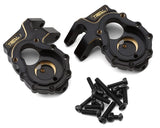 Treal Hobby Brass Steering Knuckles Portal Covers for Traxxas TRX - 4 (Black) (2) [TLHTTRX4 - 01] - Hobbytech Toys