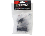Treal Hobby Promoto CNC Aluminum Front & Rear Hub Set (Black) - Hobbytech Toys