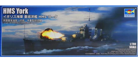 Trumpeter 06745 1/700 HMS York Plastic Model Kit - Hobbytech Toys