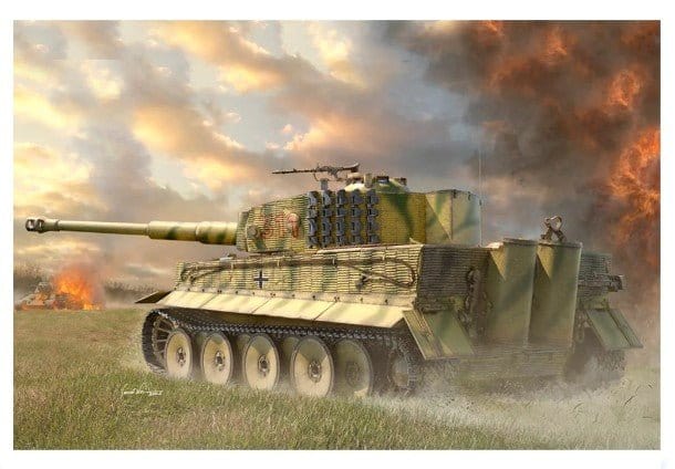 Trumpeter 1/16 Pz.Kpfw.VI Ausf.E Sd.Kfz.181 Tiger I (Medium Production) Plastic Model Kit [00944] - Hobbytech Toys