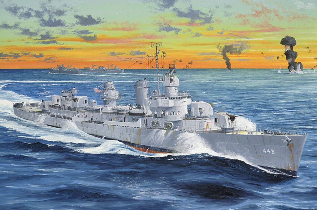 Trumpeter 1/200 USS Fletcher DD-445 Plastic Model Kit [03723]