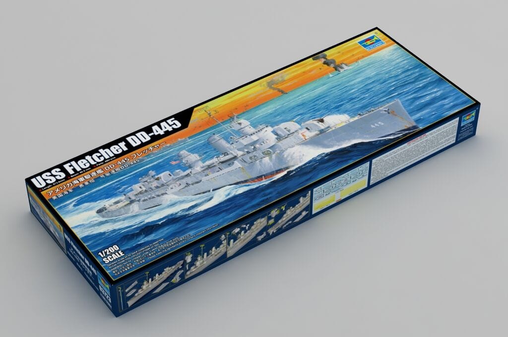 Trumpeter 1/200 USS Fletcher DD-445 Plastic Model Kit [03723]