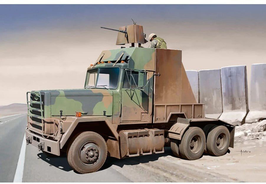 Trumpeter 1/35 M915 Gun Truck Plastic Model Kit [01084] - Hobbytech Toys