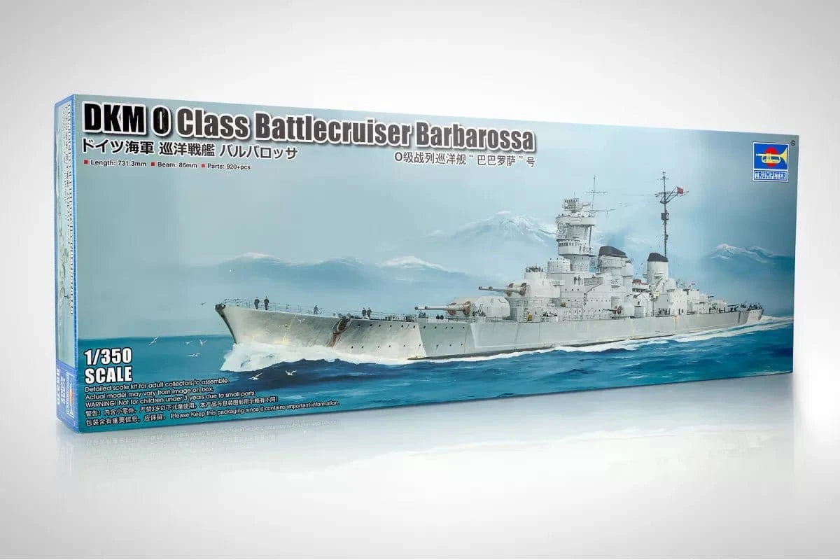 Trumpeter 1/350 DKM O Class Battlecruiser Barbarossa Plastic Model Kit [05370] - Hobbytech Toys