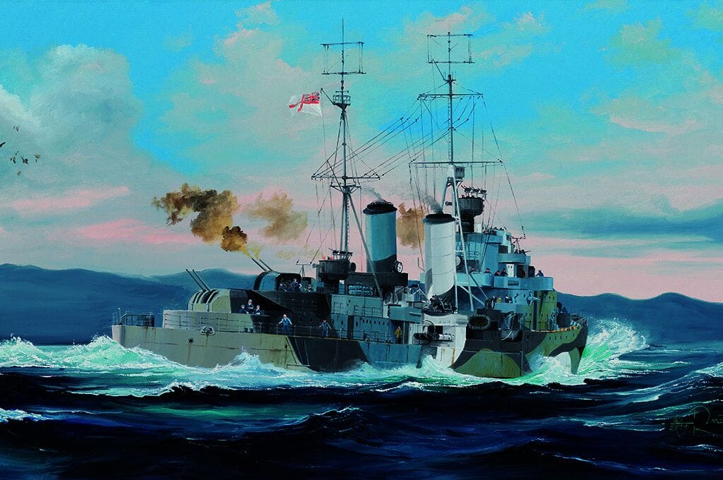 Trumpeter 1/350 HMS Scylla Dido-class Light Cruiser Plastic Model Kit [05368]