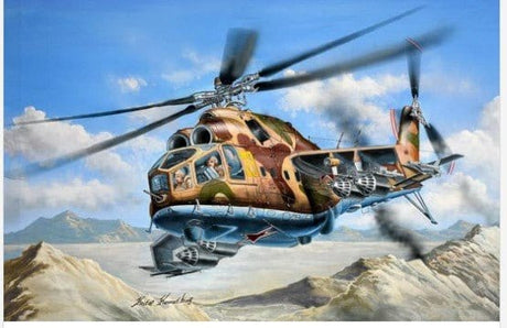 Trumpeter 1/48 Mi - 24A Hind - B Plastic Model Kit [05828] - Hobbytech Toys