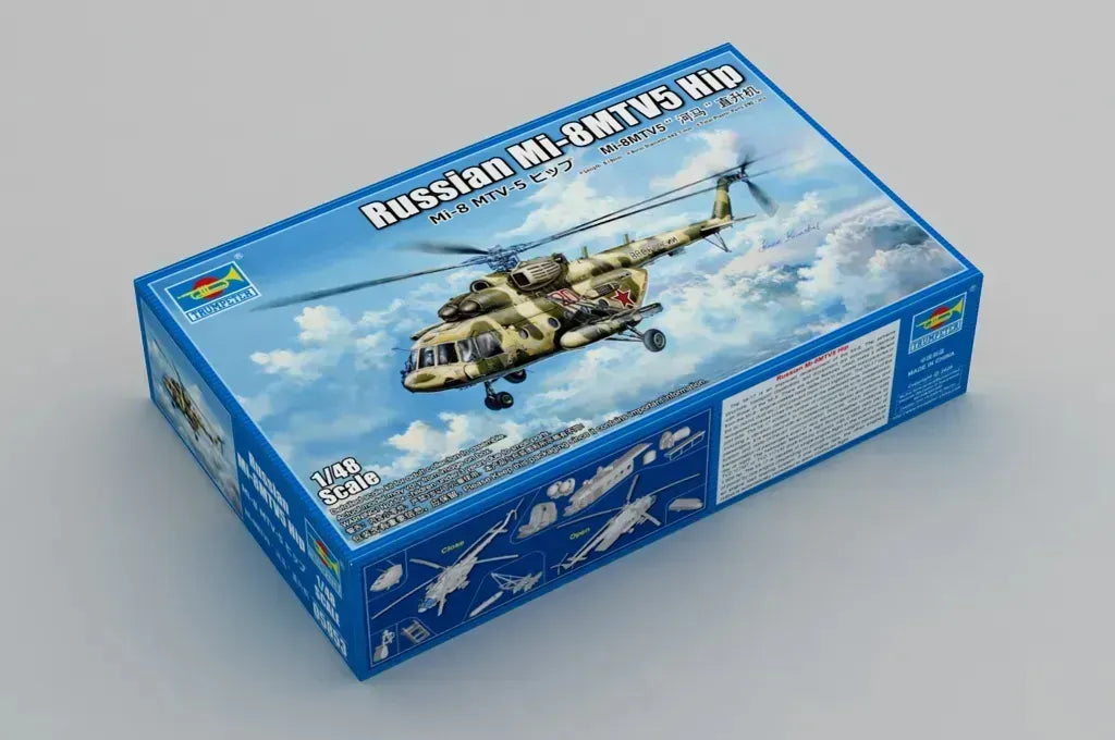 Trumpeter 1/48 Russian Mi-8MTV5 Hip Plastic Model Kit