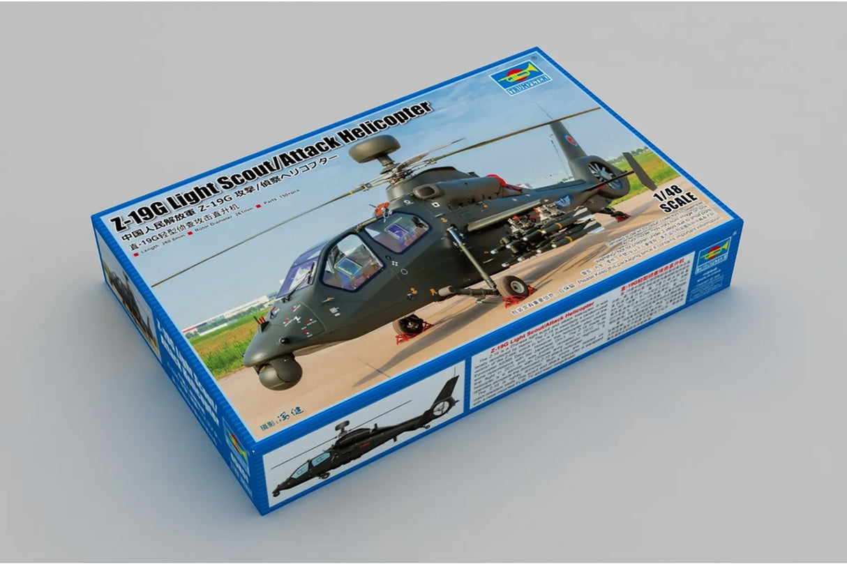 Trumpeter 1/48 Z-19G Light Scout/Attack Helicopter Plastic Model Kit [05851]