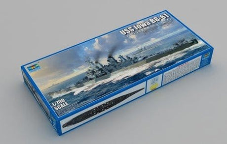 Trumpeter 1/700 USS Iowa BB - 61 Plastic Model Kit - Hobbytech Toys