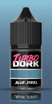 Turbo Dork Blue Steel Metallic Acrylic Paint 22ml Bottle - Hobbytech Toys