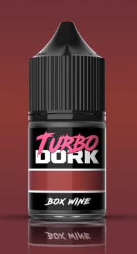 Turbo Dork Box Wine Metallic Acrylic Paint 22ml Bottle - Hobbytech Toys