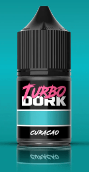 Turbo Dork Curacao Metallic Acrylic Paint 22ml Bottle - Hobbytech Toys