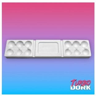 Turbo Dork - Non - Stick Silicone Dry Palette - Large White - Hobbytech Toys
