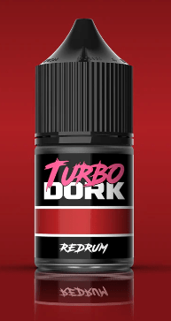 Turbo Dork Redrum Metallic Acrylic Paint 22ml Bottle - Hobbytech Toys