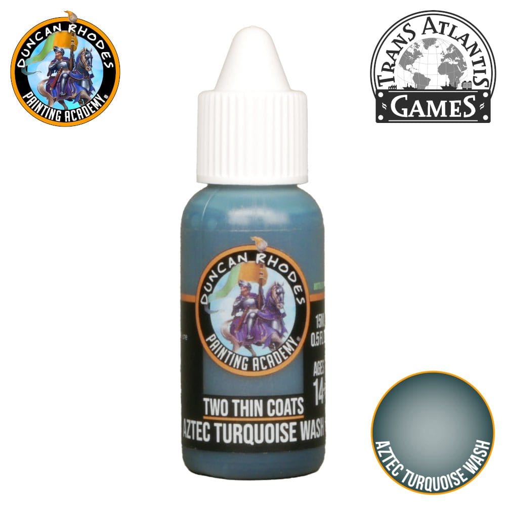 Two Thin Coats - Aztec Turquoise Wash 15ml - Hobbytech Toys